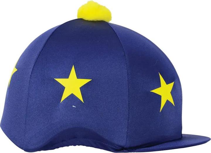 Hy Fashion Sternemuster Helmüberzug Bommel (One Size)