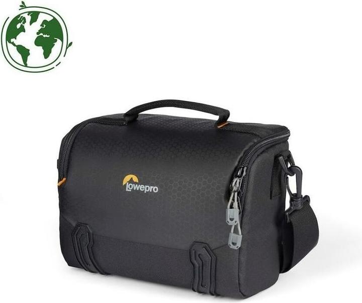 Actual product image Lowepro Adventura SH 160 III Green Line (Camera shoulder bag, 4 l)
