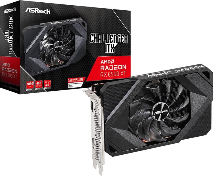 Actual product image AsRock RX6500XT Challenger ITX HDMI/DP DDR6 (4 GB)