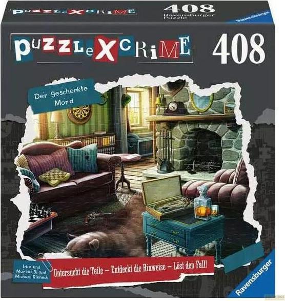 Image du produit Ravensburger Puzzle X Crime - Le meurtre offert - 408 pièces jeu de puzzle policier pour 1 à 4 joueurs (408 pièces)