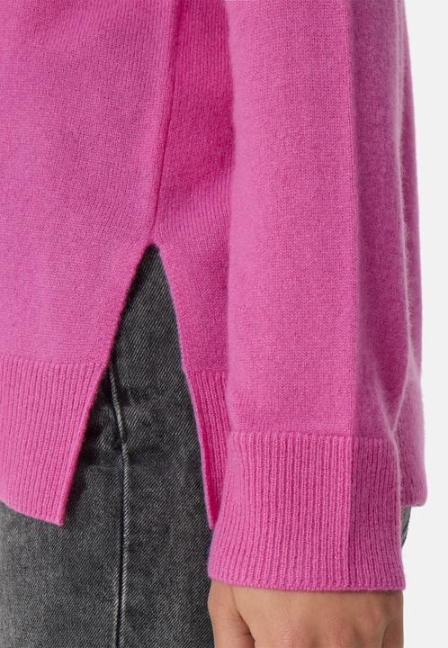 Produktbild Cash-Mere Kaschmir V-Ausschnitt Pullover mit Seitenschlitzen (L)