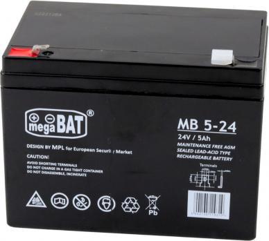 Lean Toys Lean Sport accumulator Żelowy 24V 5Ah (24 V)