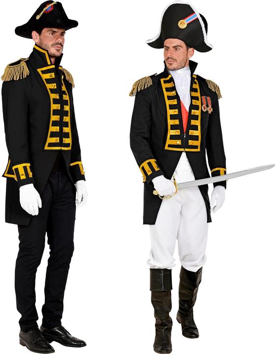 Produktbild Widmann Schwarze Gardeuniform / Paradefrack für Herren (XXL)