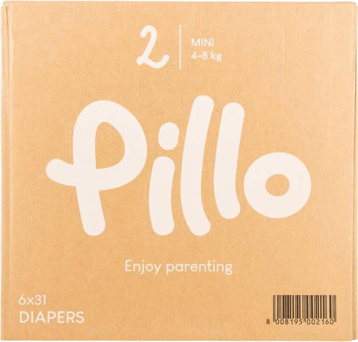 Actual product image Pillo Enjoy Parenting (Size 2, Monthly box, 186 Piece)