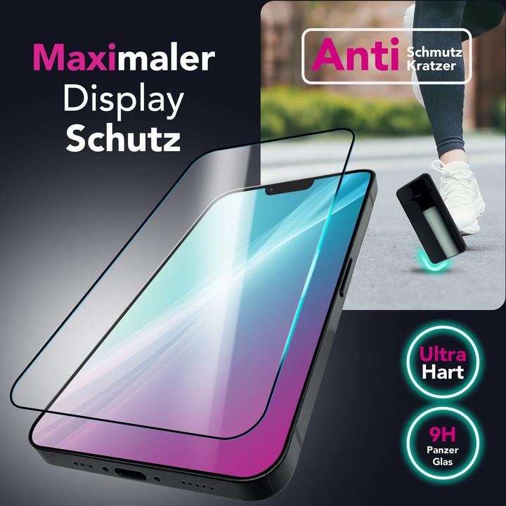Produktbild Nalia ArmorGlassX - 2x Display Schutzglas - Full Screen Protection 9H Tempered Glass (1 Stück, Apple iPhone 16e)