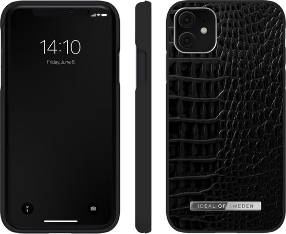 Produktbild iDeal Of Sweden Designer Hard-Cover Neo Noir Croco Silver (OnePlus 11)