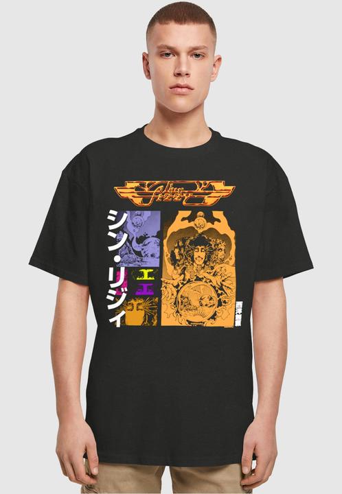 Actual product image Merchcode Thin Lizzy - Vagabonds Japan Heavy Oversize Tee - 159985 (M)