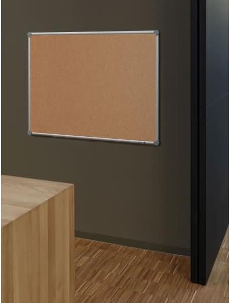 Actual product image Maul Pinboard, cork surface, WxH 900 x 600 mm. (Blackboard, 60 x 90 cm)