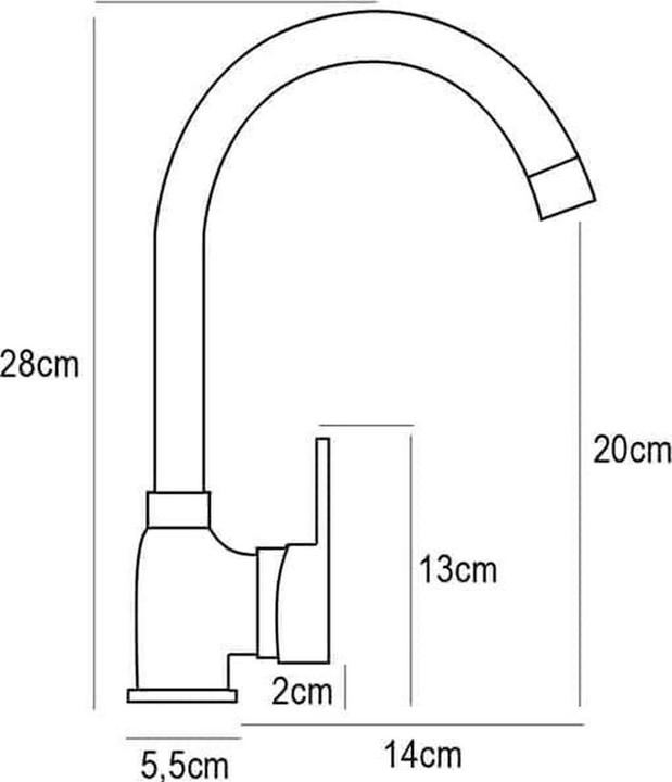 Produktbild Pyramis BELLO Granit Wasserhahn Vanille