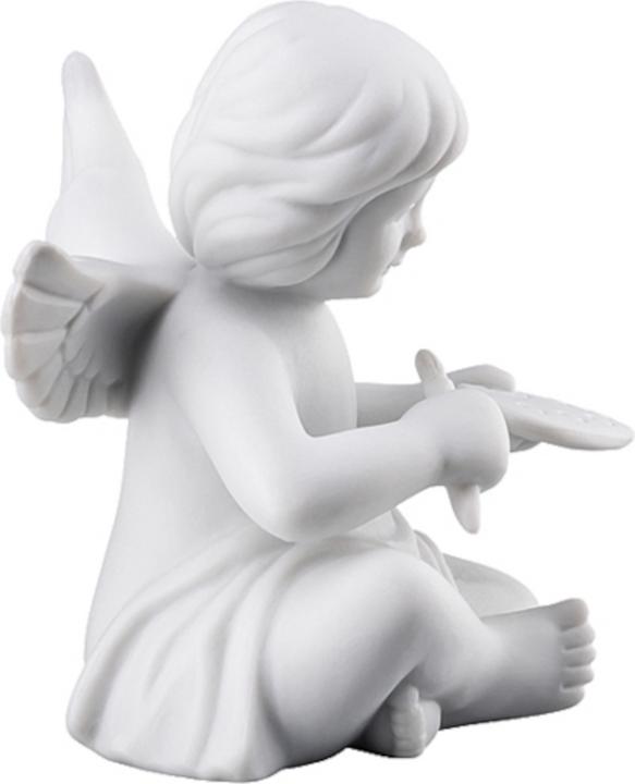 Produktbild Rosenthal Engel gross - Weiss matt - Engel mit Malerpalette