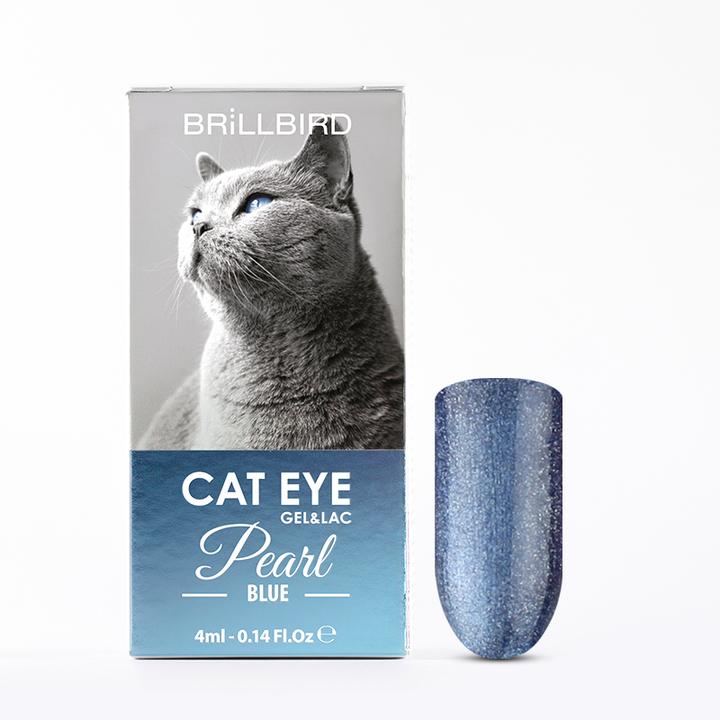 BrillBird Cat Eye Pearl Blue 4ml (UV-Gel Lack)