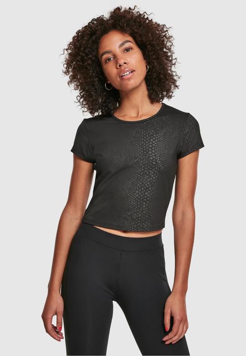 Immagine prodotto Urban Classics Tee con motivo elasticizzato da donna (XL)