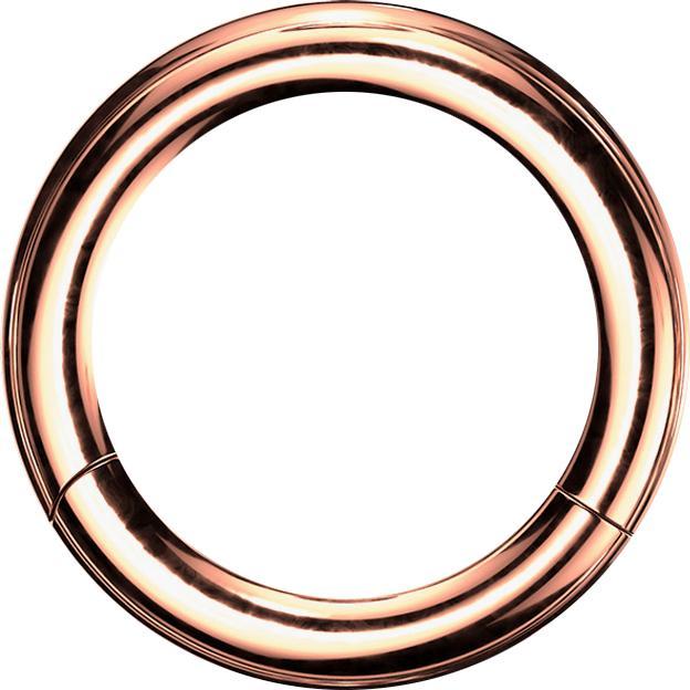 Star Piercing Segmentring klappbar rosegold (Chirurgenstahl 316L)