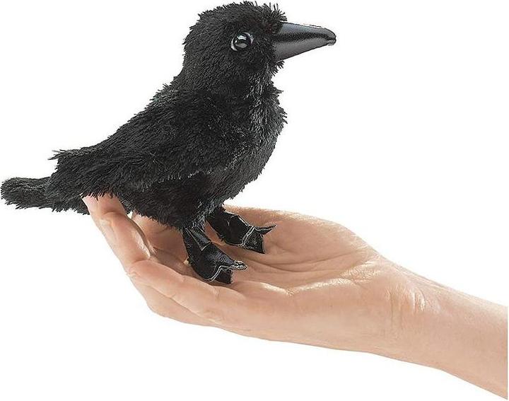 Produktbild Folkmanis Fingerpuppe Rabe