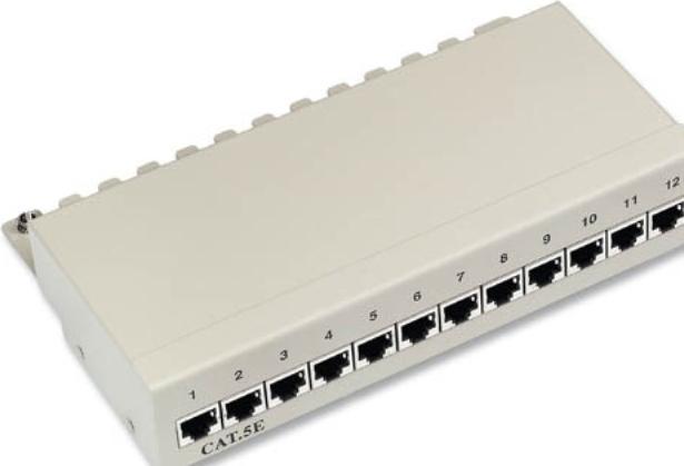 Actual product image equip Patch distributor 8 port CAT 5e