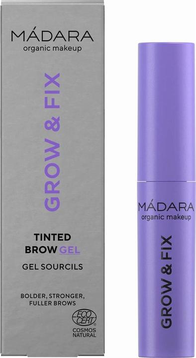 Actual product image Madara MÃDARA - Tinting gel for eyebrows ( Grow & Fix) 4.25 ml - Shade: Dark Brown (Dark Brown)