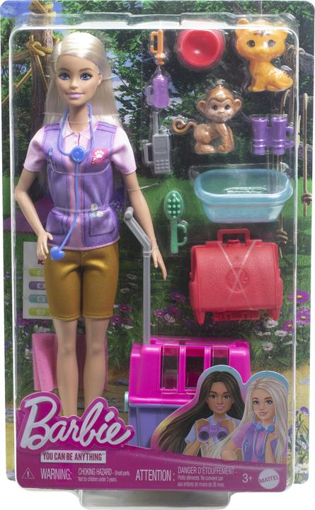 Actual product image Barbie NEW Animal Rescue & Recover Playset