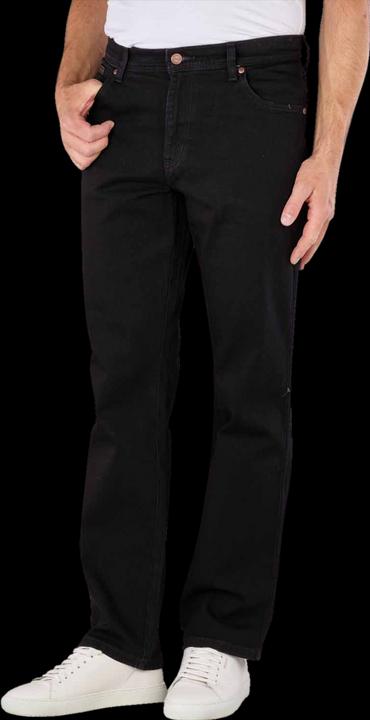 Actual product image Wrangler Texas Stretch Jeans black overdye (44)