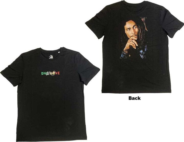 Actual product image Bob Marley One Love Portrait Back Print (M)
