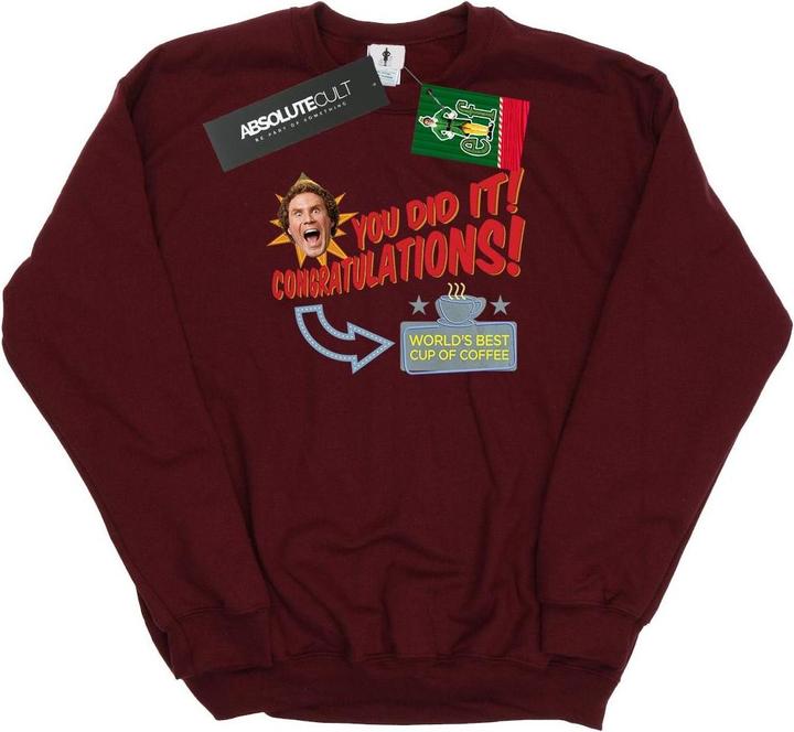 Elf World's Best Coffee Sweatshirt (M)