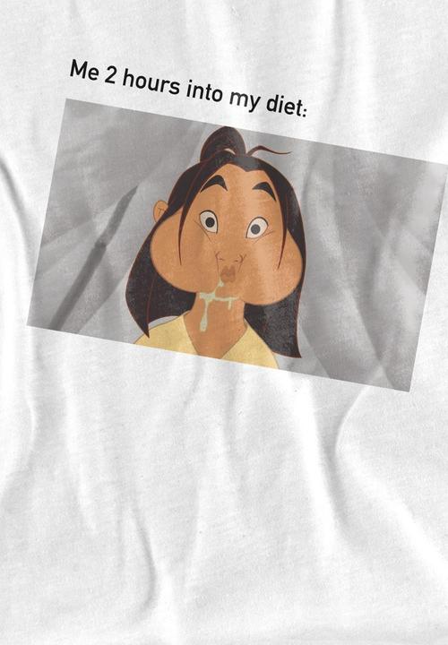 Immagine prodotto Mulan Diet Fail Meme Maglietta Bambini (140)