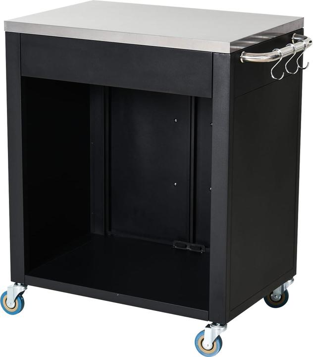 Jamb Chariot de service Acier inoxydable