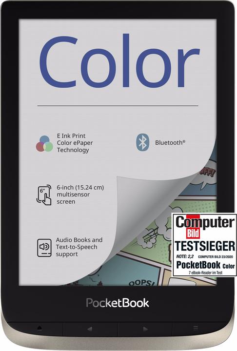 PocketBook Color (6", 16 Go, Lune d'argent)