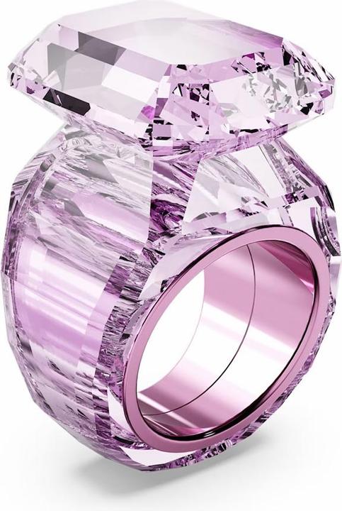 Produktbild Swarovski Lucent Cocktail Ring Oktagon Schliff Rosa (58)