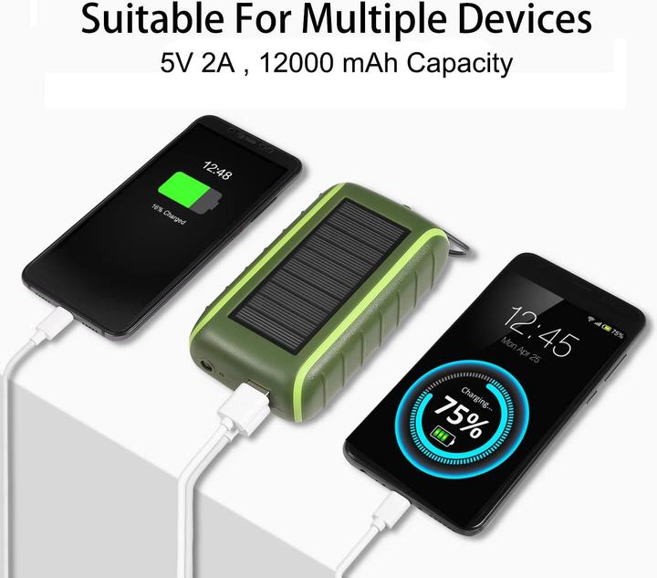 Immagine prodotto Cxyp Caricabatterie solare (10000 mAh)