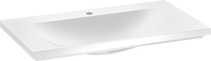 Produktbild Keuco Royal Reflex Mineralgusswaschtisch 34061, 1 Hahnlochbohrung, weiss, 800x30x490mm, mit Clou-Sys (490 mm, 800 mm)