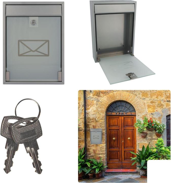 Image du produit Velleman Boîte Aux Lettres - Milan - Argent