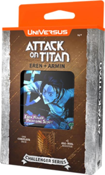 Immagine prodotto Pokémon UniVersus CCG: Attack on Titan "Battle for Humanity" Challenger Series Deck - EN (Inglese, Ponte)