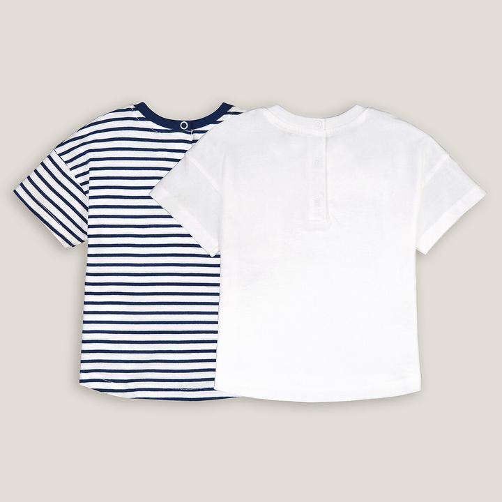 Image du produit La Redoute Collections Lot de 2 t-shirts (68)