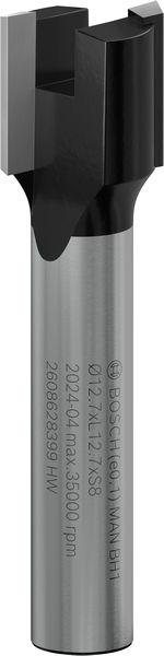 Image du produit Bosch Professional Zubehör Fraises pour rainures de charnières, 8 mm, D1 12,7 mm, L 12,7 mm, G 50,8 mm