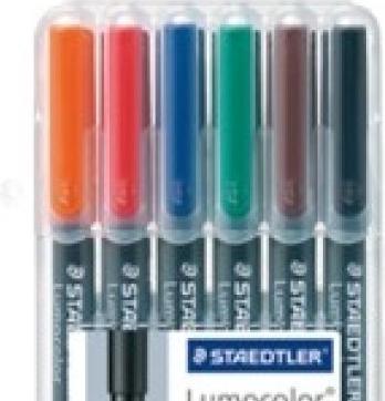 Produktbild Staedtler Lumocolor permanent (Mehrfarbig, 1 mm, 6 x)