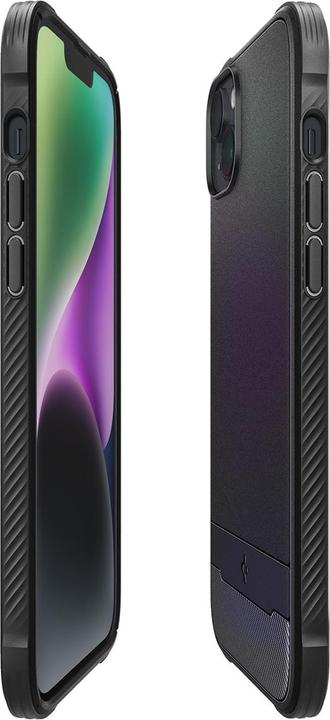 Actual product image Spigen Rugged Armor Magsafe iPhone 14 Plus case - Black (Apple iPhone 14 Plus)