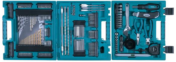 Produktbild Makita Bits Bohrer Werkzeug Sortiment 200-tlg. (1 mm, 1.5 mm, 2 mm, 2.5 mm, 3 mm, 3.2 mm, 3.5 mm, 4 mm, 4.5 mm, 5 mm, 5.5 mm, 6 mm, 6.5 mm, 7 mm, 8 mm, 10 mm)