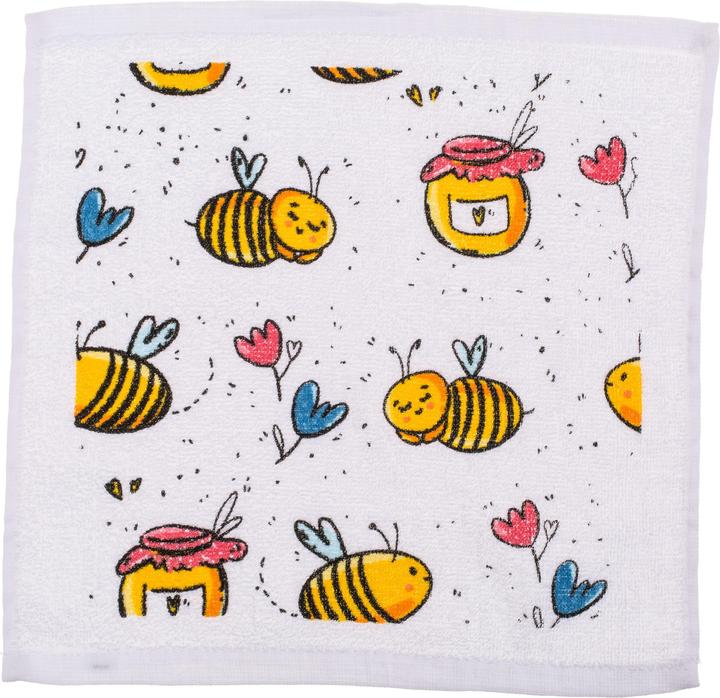 Out of the blue Magisches Handtuch Bienen Honig (30 x 30 cm)