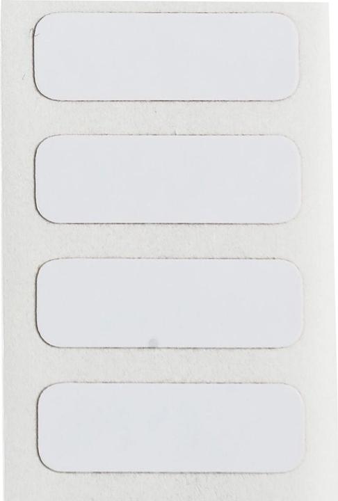 Actual product image Brady THT-49-727-10, Polyimide, White, Glossy, 22.86 x 6.35 mm, Permanent (10000 E.)