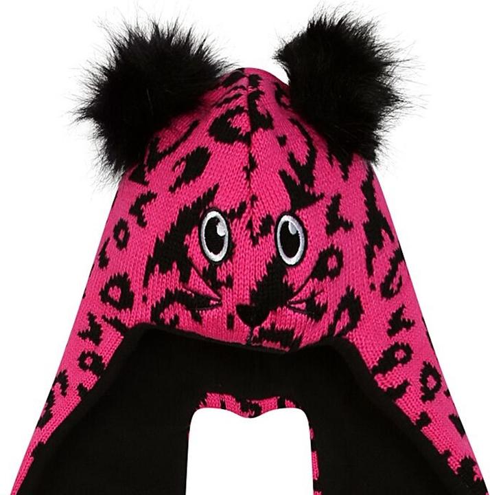 Actual product image Dare2b Childrens/Kids Snowplay Leopard Print 3 in 1 Hat Scarf