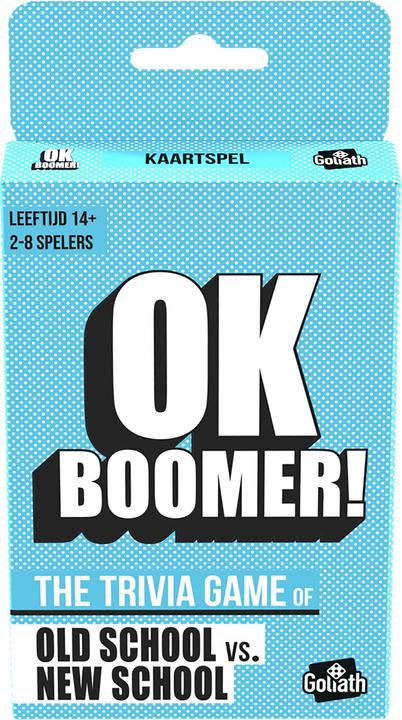 Goliath Toys OK BOOMER! Jeu de cartes (Néerlandais)