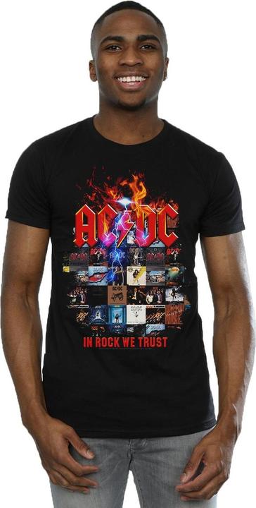 Immagine prodotto AC/DC In Rock We Trust Album Cover Maglietta Uomo (4XL)