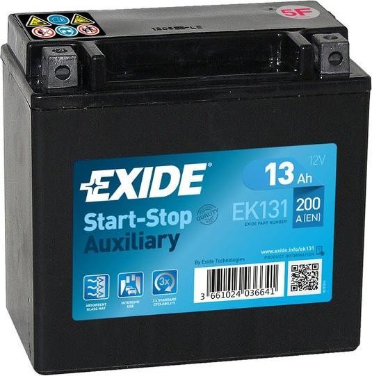Actual product image Exide Start-Stop Aux. (12 V, 13 Ah, 200 A)