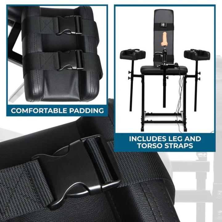 Actual product image Master Series Obedience Chair with Sex Machine