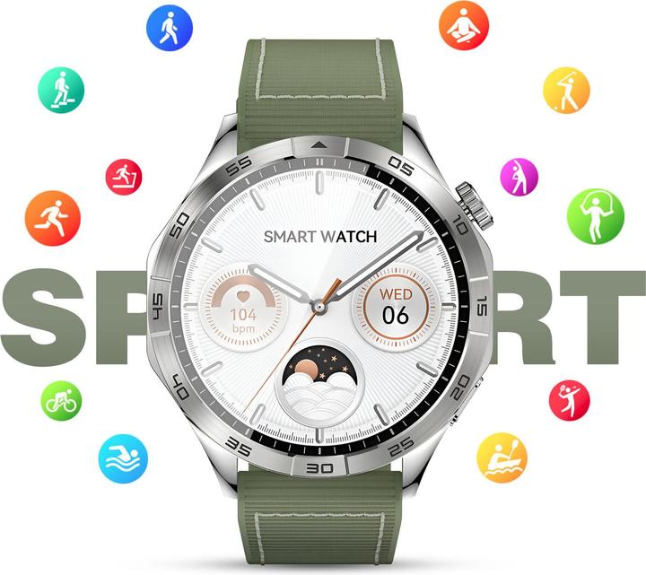 Produktbild xO Smartwatch Watch 4 Amoled grün