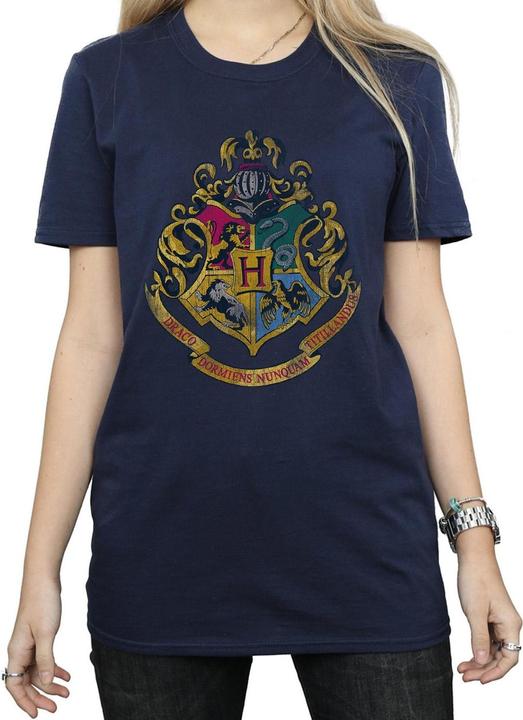 Immagine prodotto Maglietta Boyfriend in cotone delle Case di Hogwarts donna/donna (S)