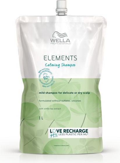 Image du produit Wella Pochette de shampooing Elements Calming (1000 ml, Shampoing liquide)