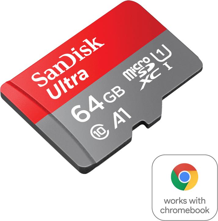 Produktbild SanDisk Ultra Chromebook (64 GB, microSDXC, U1, UHS-I)