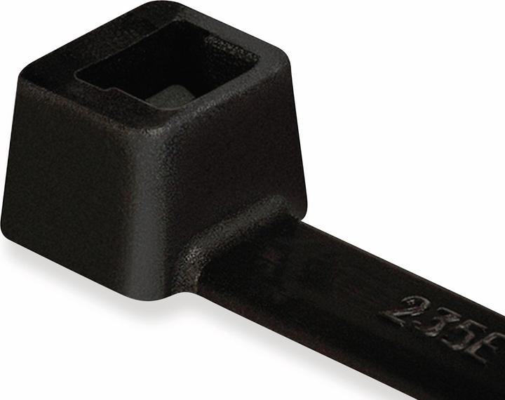 Produktbild HellermannTyton Kabelbinder schwarz 150x3,6mm (Metallkabelbinder, 150 mm, 100 Stk.)