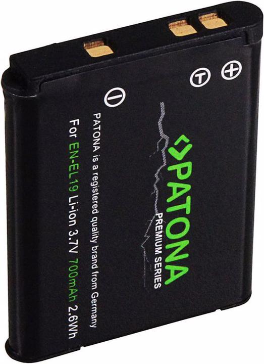 Actual product image Patona Premium battery f. Nikon EN-EL19 (Camera battery)